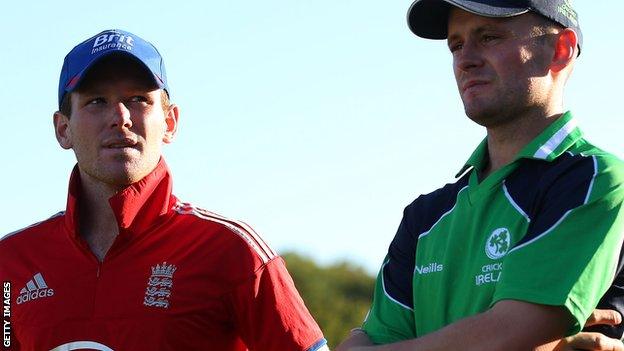 Eoin Morgan and William Porterfield