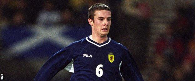 Scotland midfielder Barry Ferguson