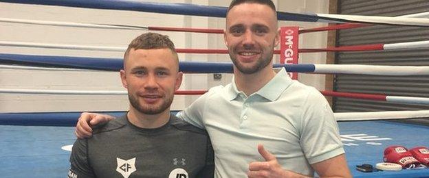 Carl Frampton and Josh Taylor