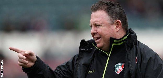 Leicester Tigers head coach Matt O'Connor