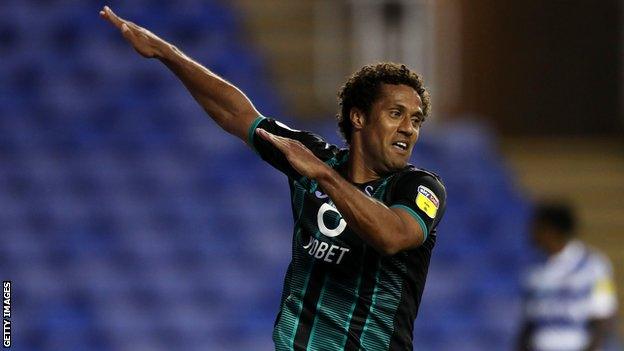 Veteran forward Wayne Routledge scored twice at Reading to take his tally for the season to five