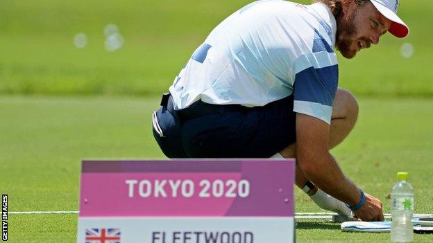 Tommy Fleetwood at Tokyo Olympic Games