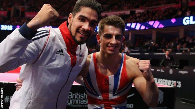 Louis Smith and Max Whitlock