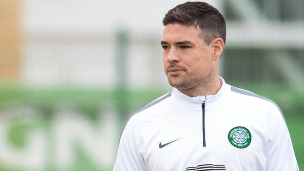 Darren O'Dea trains with Celtic