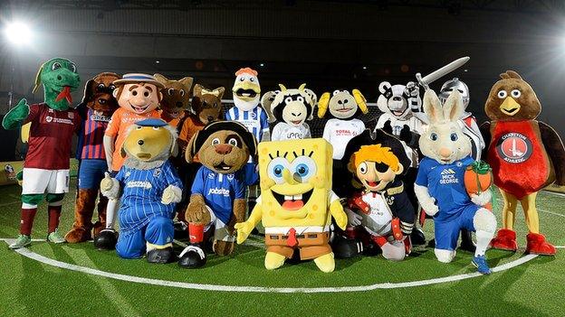 Football mascots