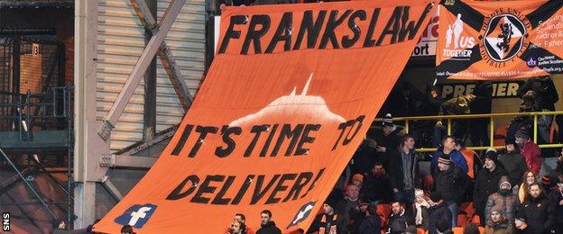 The Dundee United fans have backed calls for the introduction of 'Frank's Law'