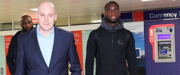 Odsonne Edouard lands in Glasgow