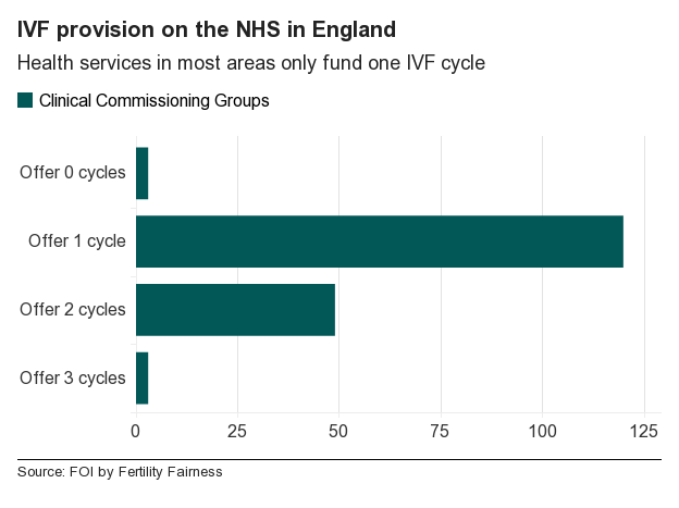 IVF provision infographic