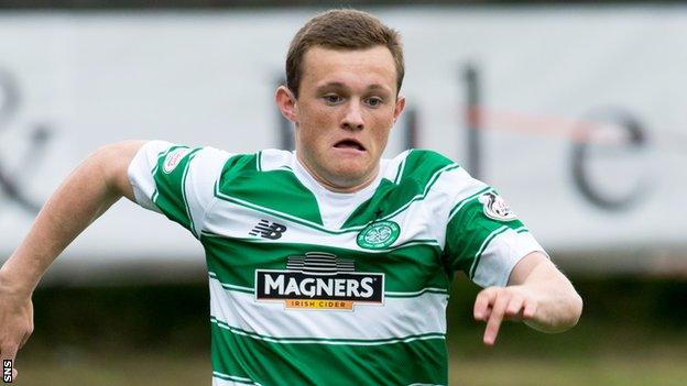 Celtic midfielder Liam Henderson