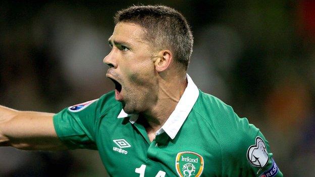 Jon Walters celebrates after scoring his second-half winner