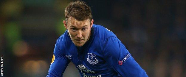 Everton winger Aiden McGeady