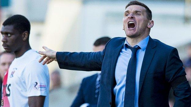 Kilmarnock interim manager Lee McCulloch