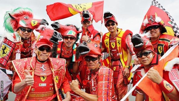 Japanese Grand Prix fans