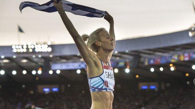 Lynsey Sharp beat Marina Arzamasova in the IAAF World Challenge