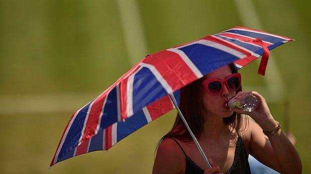 Wimbledon in the summer