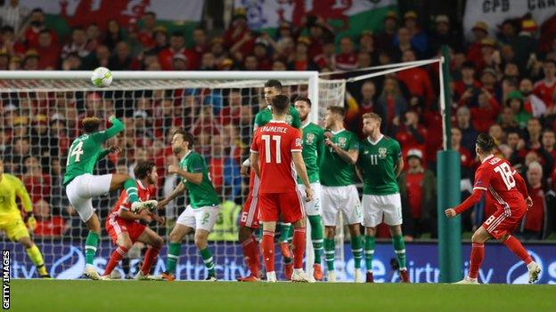 Harry Wilson scores for Wales