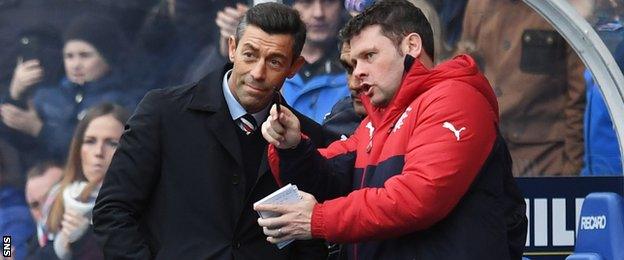 Pedro Caixinha and Graeme Murty