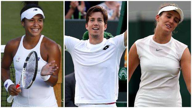 Heather Watson, Aljaz Bedene and Laura Robson