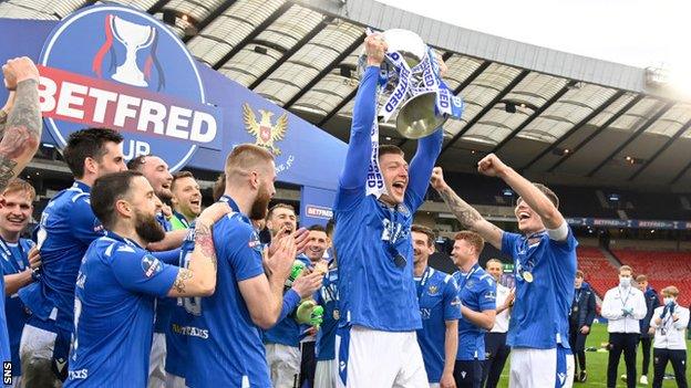 St Johnstone lift the Scottish League Cup