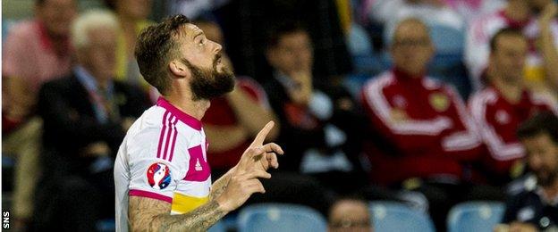 Steven Fletcher scored his second hat-trick against Gibraltar in the campaign