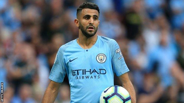 Manchester City's Riyad Mahrez