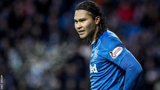 Rangers midfielder Carlos Pena