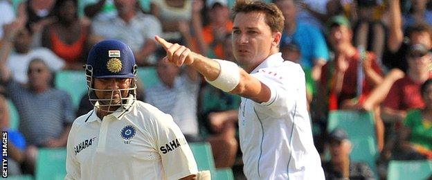 Sachin Tendulkar and Dale Steyn