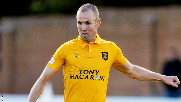 Kenny Miller in action for Livingston