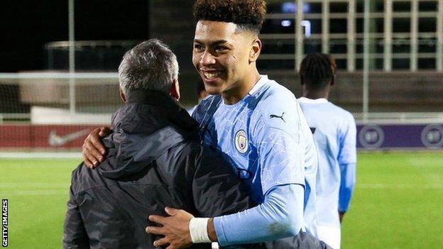 Morgan Rogers was part of the Manchester City side that won the 2019-20 FA Youth Cup, beating Chelsea in the final