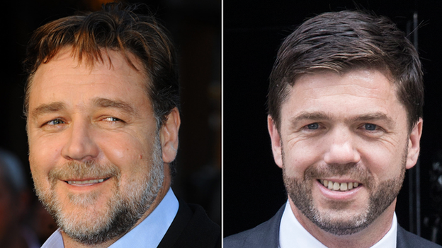 Russell Crowe and Stephen Crabb