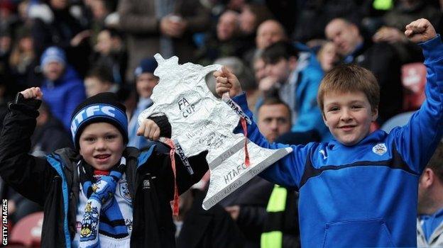 But at least there's one tin foil cup in the hat for Monday's fourth-round draw... this Huddersfield one