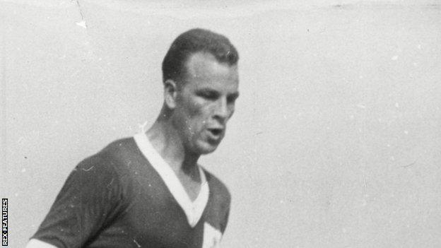 John Charles on the ball