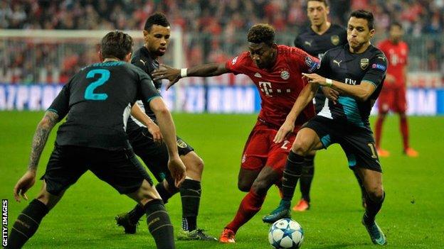 Bayern Munich v Arsenal