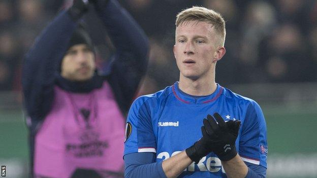 Rangers midfielder Ross McCrorie