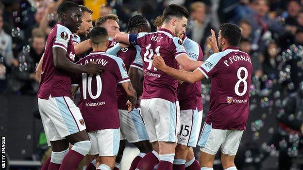 West Ham celebrate