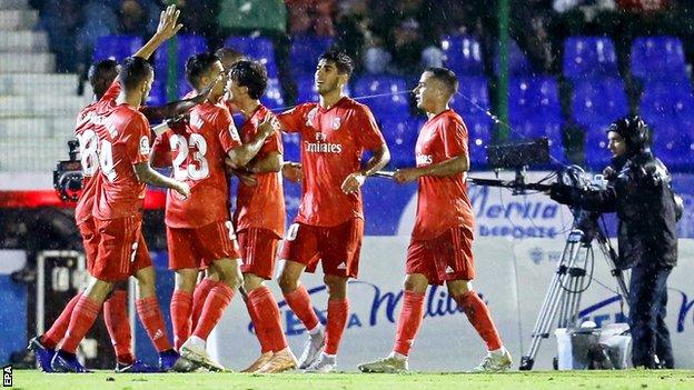 Real Madrid celebrate