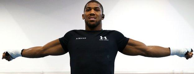 Boxer Anthony Joshua