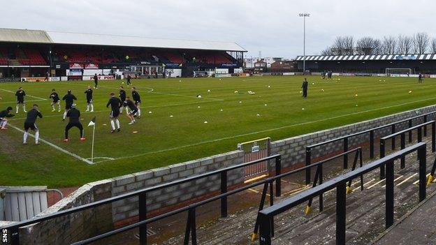 Fans could socially distance at Ayr's Somerset Park without any problem, says Lachlan Cameron