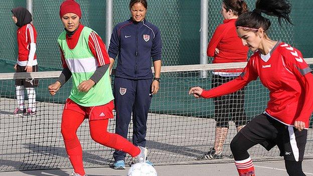 Afghanistan women's football captain Khalida Popal