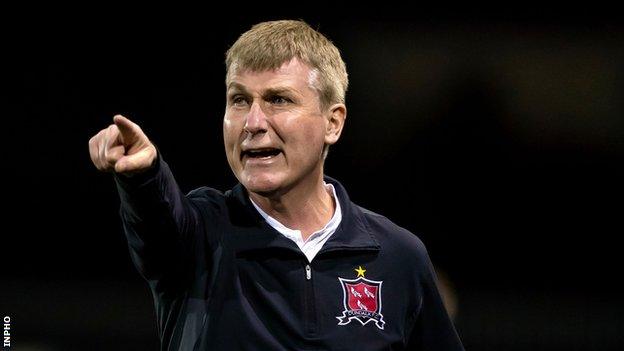 Stephen Kenny during his time as Dundalk boss