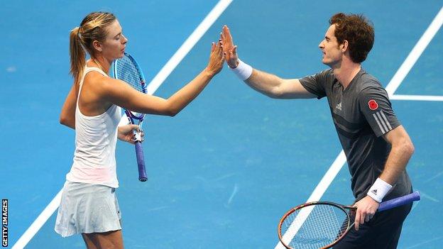 Maria Sharapova and Andy Murray