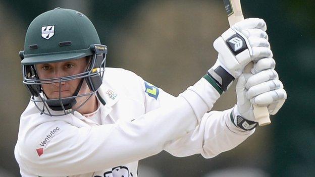 Worcestershire batsman Tom Kohler-Cadmore