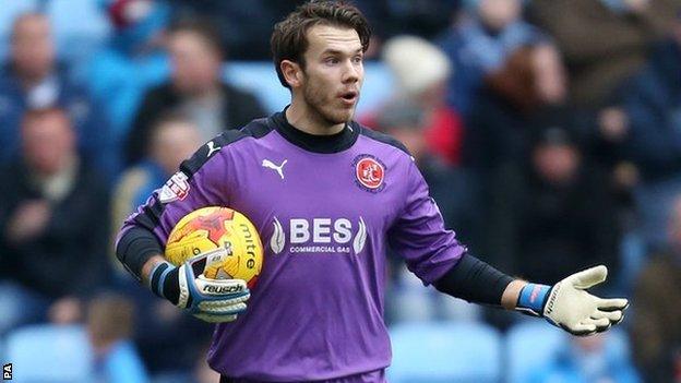 Fleetwood keeper Chris Maxwell