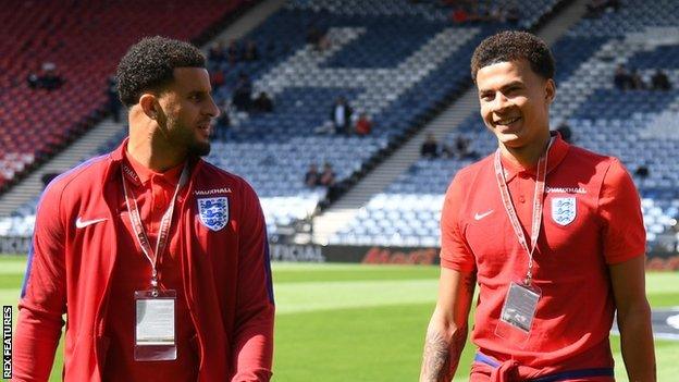 Kyle Walker and Dele Alli