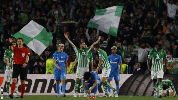 Real Betis celebrate