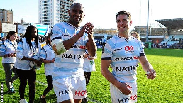 Joe Rokocoko and Dan Carter