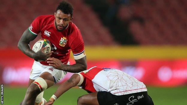 Courtney Lawes playing for the Lions