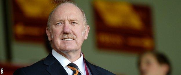 Motherwell majority shareholder Les Hutchison