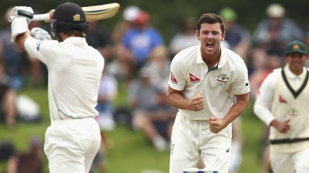 Australian bowler Josh Hazlewood