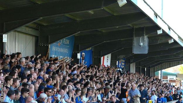 AFC Wimbledon supporters